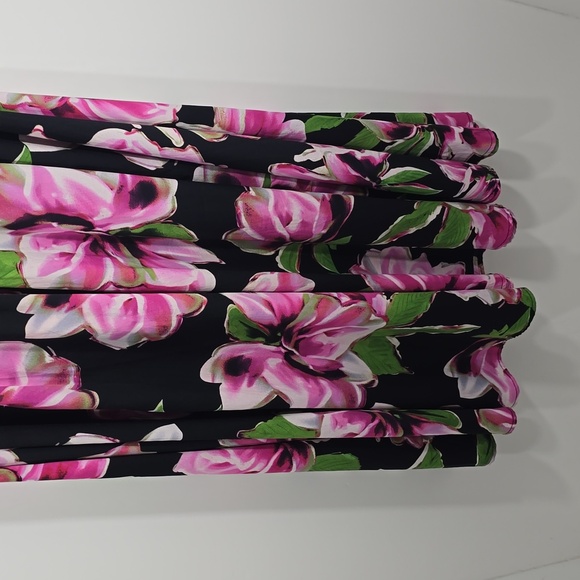 {Roz & Ali} Women's Floral Print Elastic Waist Maxi Skirt - Size XL - Picture 5 of 15